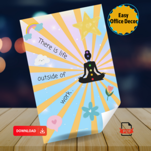 Office Poster: Work life (Printable)